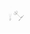 Pendiente Plata Flecha. Precio Par