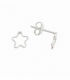 Boucles d'oreille Argent Étoile 8mm. Prix Paire