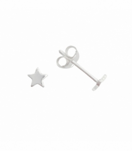 Pendinete Plata Estrella Mini. Precio Par