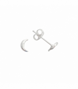 Pendiente Plata Luna. Precio Par