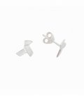 Boucle d'oreille Argent Noeud Papillon Papier Prix Paire