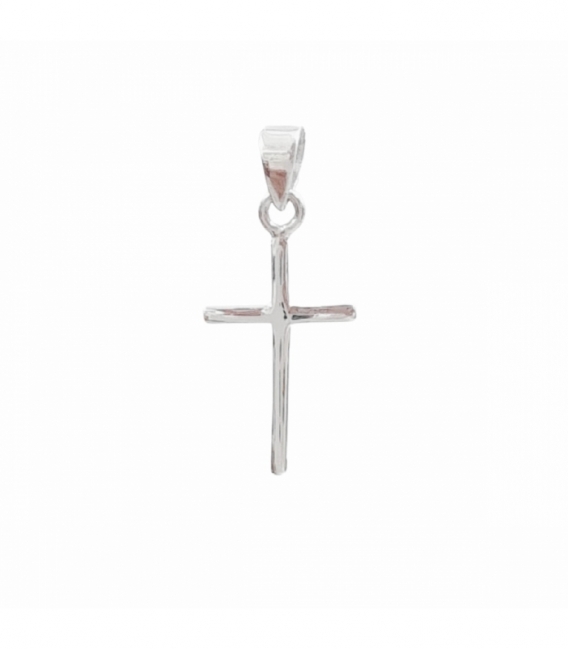 Colgante Plata Cruz 17mm
