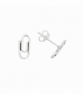 Pendiente Plata Clip. Precio Par