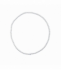 Pulsera Plata Bolas 2mm Elastica