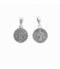 Colgante Plata San Benito Ø12mm