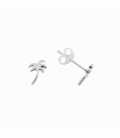 Pendiente Plata Palmera. Precio Par