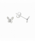 Boucles d’oreilles Argent Papillon. Prix Paire