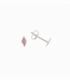 Boucles d'oreilles Argent Losange. Prix Paire