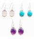 Boucle d'oreille Argent Minérale Filigrane 15.5mm Prix Paire