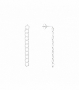 Boucle d'oreille Argent Chaîne 41mm Prix Paire