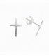 Boucles d'oreilles Argent Croix. Prix Paire
