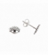Boucles d'oreilles Argent Oeil. Prix Paire