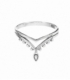 Bague Argent V Bali