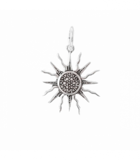Pendentif Argent Soleil Ø16,5mm