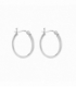 Aro Plata Ovalado Grosor 5 X 2mm Precio par