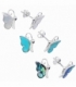 Pendiente Plata Mariposa Minerales Precio Par