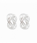 Créole Argent Infini Ø12mm Prix Paire