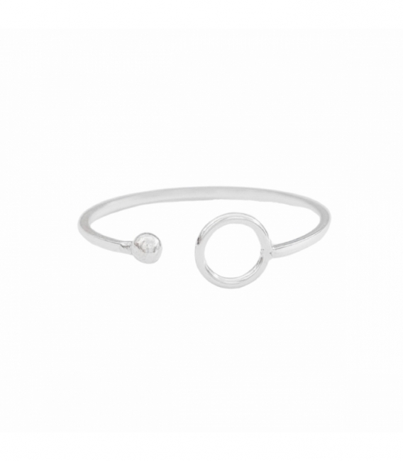 Anillo Plata Circulo