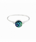 Bague Argent Abalone