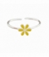 Bague Argent Fleur