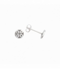 Boucles d'oreilles Argent Kultrum Ø6mm. Prix Paire