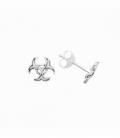Pendiente Plata Trisquel. Precio Par