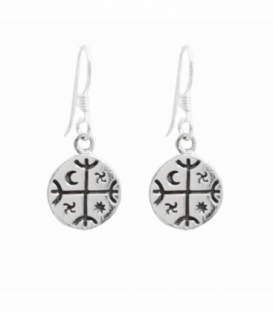 Pendiente Plata Kultrum Ø10mm. Precio Par