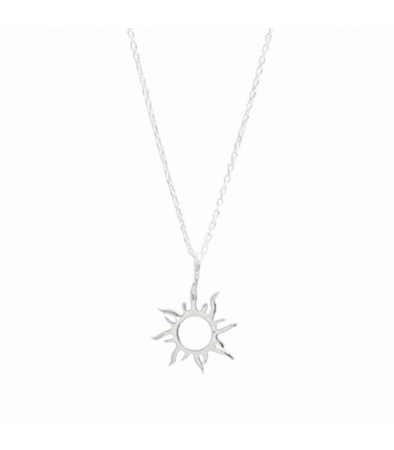 Gargantilla Plata Sol 40+3cm