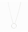 Gargantilla Plata Circulo 38+3,5cm