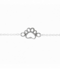 Bracelet Argent Empreinte Chien