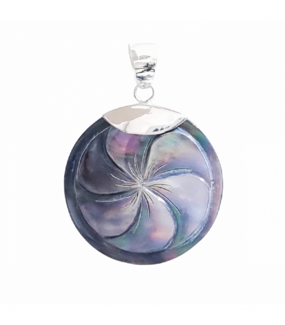 Colgante Plata Disco Ø29mm