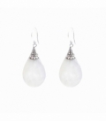 Pendiente Plata Nacar Filigrana 30mm Precio Par