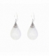 Boucle d'oreille Argent Filigrane Nacre 30mm Prix Paire