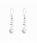 Boucle d'oreille Argent Oeil de Shiva Spirale 29mm Prix Paire