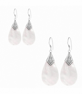 Pendiente Plata Nacar Filigrana Precio Par