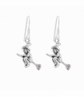 Pendiente Plata Bruja 14mm Precio Par