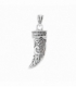 Pendentif Argent Corne 23mm