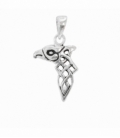 Colgante Plata Cuervo de Odin 16mm