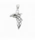 Colgante Plata Cuervo de Odin 16mm