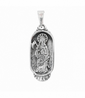 Colgante Plata Santa Muerte 22mm