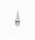 Colgante Plata Calavera 8mm