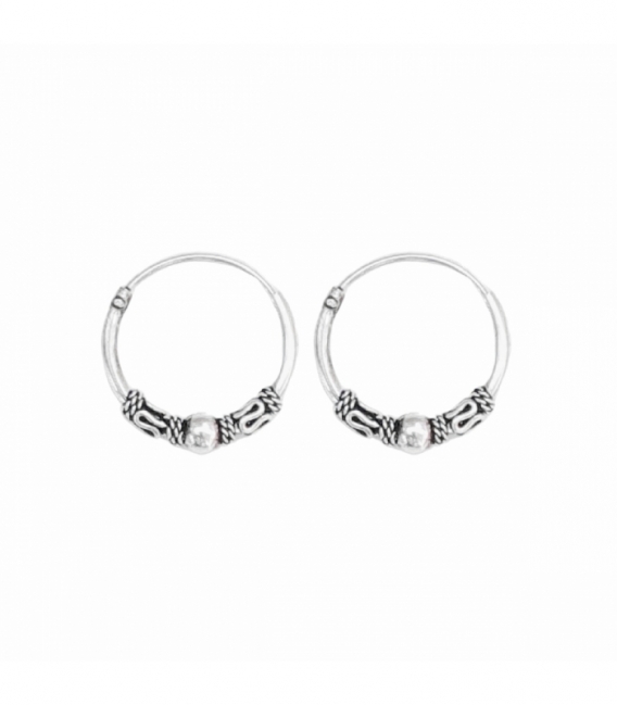 Aro Labrado Plata 14 X 1.2mm Precio Par