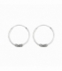 Créoles Argent Bali 16 X 1.2mm Prix Paire