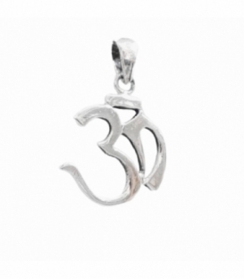 Colgante Plata Om 15.5mm