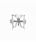 Anillo Plata Pie Mariposa