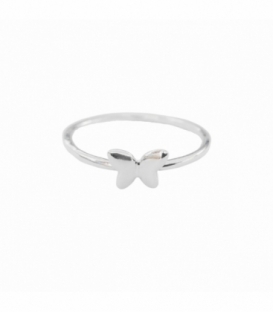 Anillo Plata Mariposa