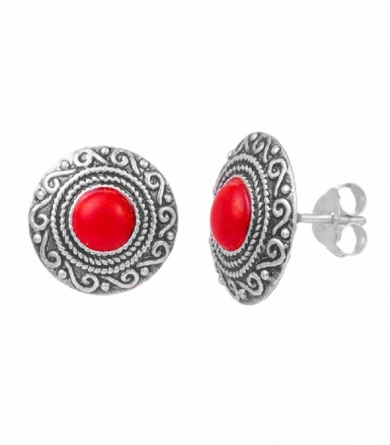 Boucles d'oreilles Argent Pierre Prix Paire