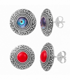 Boucles d'oreilles Argent Pierre Prix Paire