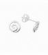 Pendiente Plata Espiral