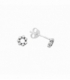Boucles d'oreilles Argent Cercle Boules Prix Paire